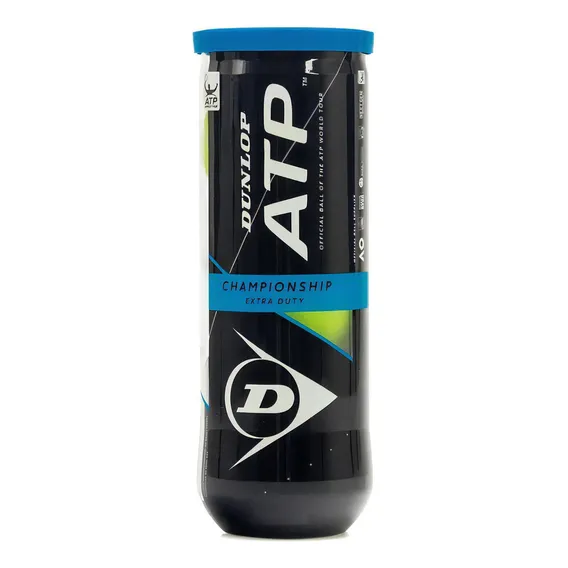 Bola De Tênis Dunlop Atp Championship Extra Duty Tubo 3 Ball Foto 1