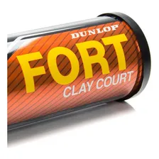 Bola De TĂȘnis Dunlop Fort Clay Court Tubo Com 4 Unidades Foto mini 4