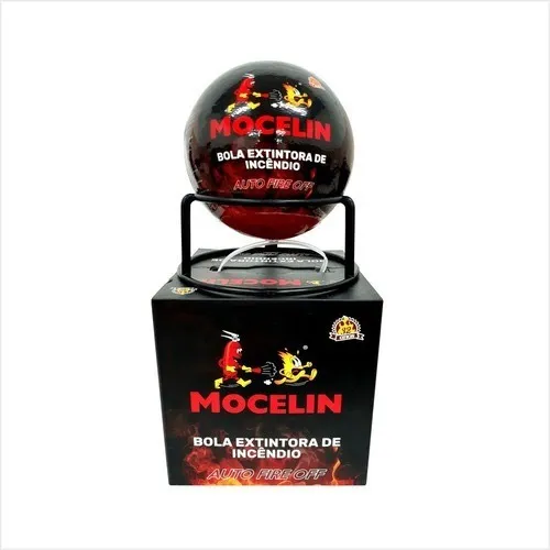 Bola Extintora Apaga Fogo Incendio C/ Suporte 1,3kg Mocelin Foto 1
