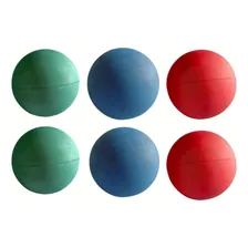 Bola Frescobol N° 3 Borracha Bolinha Kit Com 6 Unidades Foto mini 1