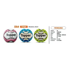 Bola Futebol Campo Oficial Topper Slick Foto mini 3