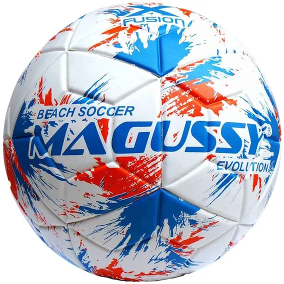 Bola Futebol De Areia Magussy Evolution X-fusion ImpermeƔvel Cor Branco Foto 1