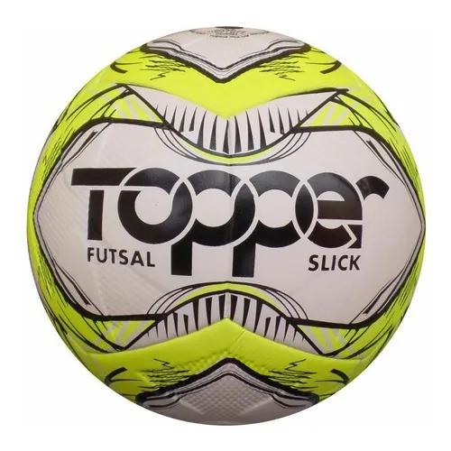 Bola Futebol Futsal Salão Topper Slick Amarelo Foto 1