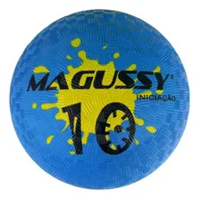 Bola Futebol Queimada Iniciação De Borracha 10 Magussy Cor Azul Foto mini 1