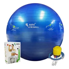 Bola Ginástica Profissional - Gym Ball 65cm - Azul - Athi Foto mini 1
