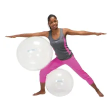 Bola Gymnic 65cm Transparente Bobath Pilates Fisio Funcional Cor Opti Foto mini  2