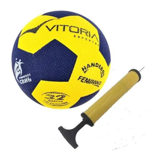Bola Handebol Vitoria Grip H2l + Bomba De Ar Foto 1
