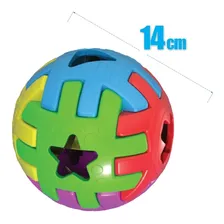 Bola M De Encaixes Brinquedo Educativo Infantil Pedag贸gico Cor Colorido Foto mini 4