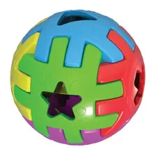 Bola M De Encaixes Brinquedo Educativo Infantil Pedag贸gico Cor Colorido Foto mini 2