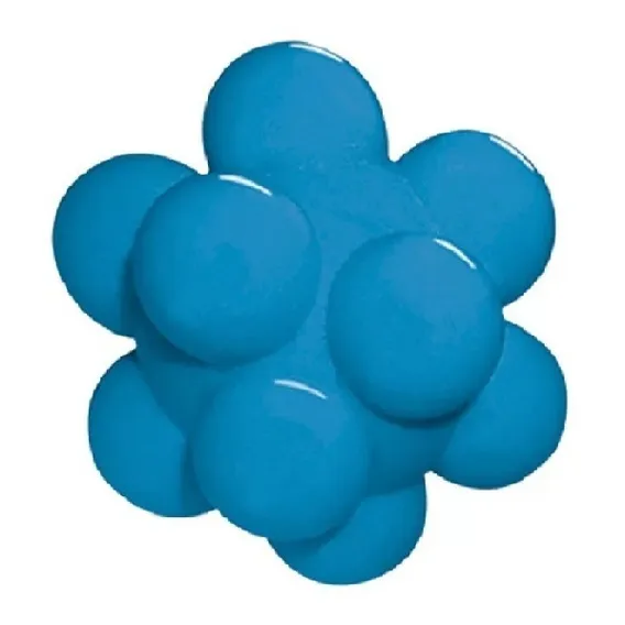 Bola Maciça Furacão Pet Meteoro Azul G Foto 1