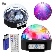 Bola Maluca Laser Glob Festa Crystal Led Pendrive 110V/220V Foto mini 1