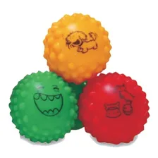 Bola Mamona Cravo Borracha Brinquedo Para Pet 6 Unids Cor Variadas Foto mini 2