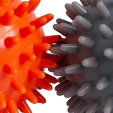 Bola Massagem Pontiaguda Liberação Muscular Acte Cor Cinza/Laranja Foto mini 4