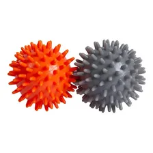 Bola Massagem Pontiaguda Liberação Muscular Acte Cor Cinza/Laranja Foto mini 1