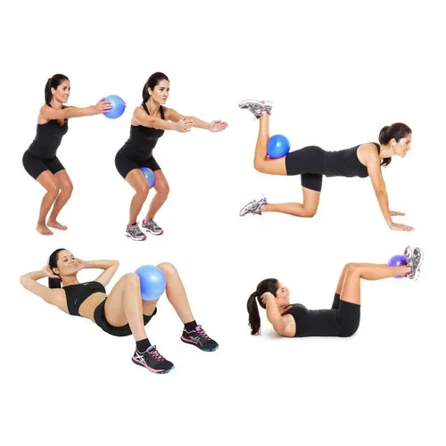 Bola Overball 26cm Pilates Yoga Fisioterapia - Supermedy Foto 1
