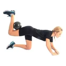 Bola Para Pilates Yoga Exercicio Acte Overball 25cm T72 Cor Cinza Foto mini 2