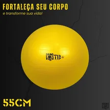 Bola Pilates Yoga Fitness Funcional 55cm Com Bomba Foto mini 2