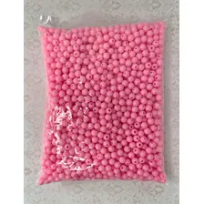 Bola Plástica Leitosa Miçanga 8mm Rosa Claro (2000 Pcs) 500g Cor Rosa-claro Diâmetro 8 Mm Foto mini 2