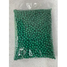 Bola Plástica Leitosa Miçanga 8mm - Verde - (2000 Pcs) 500g Diâmetro 8 Mm Foto mini 2