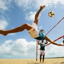 Bola Poker Futevôlei Altinha Futvolei Futvoley Ftv 5 Pro Cor Branco Foto mini  2
