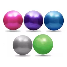 Bola Suíça De Pilates Yoga Exercício Roxa De 75cm + Bomba Cor Verde Foto mini 4