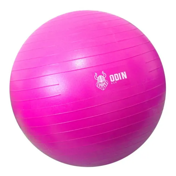 Bola Suiça Pilates Yoga Abdominal Gym Ball 75cm Bomba  Cor Rosa Foto 1