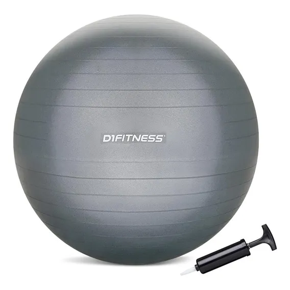 Bola Suiça Pilates Yoga Fitness 75cm Com Bomba Foto 1