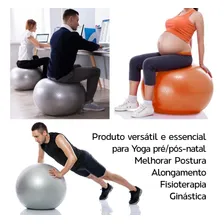 Bola Suiça Pilates Yoga Fitness 75cm Com Bomba Foto mini 4