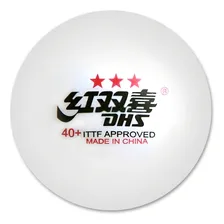 Bola Tenis De Mesa Bolinha Ping Pong Dhs D40+ 3 Estrelas 10u Cor Branco Foto mini 2