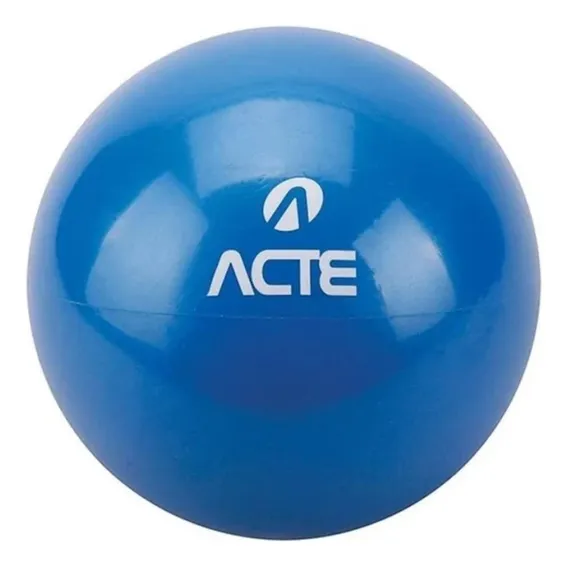 Bola Tonificadora Azul Com Peso 3kg T57 - Acte Foto 1