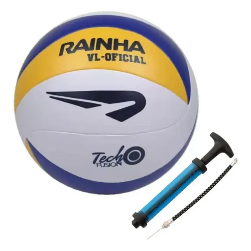 Bola Vôlei Rainha Oficial Quadra Voleibol + Bomba De Ar Foto 1