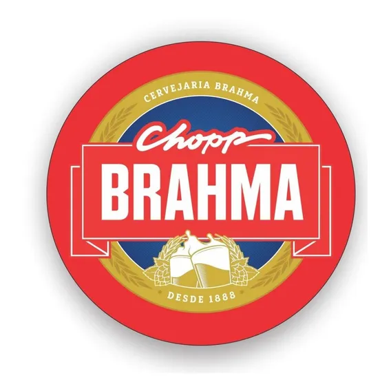 Bolacha Chopp Brahma 2100 Unidades Cor Vermelho Foto 1