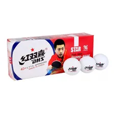 Bolas Dhs Plastico 40+ Tenis de Mesa ITTF 10 Bolas Foto mini 2