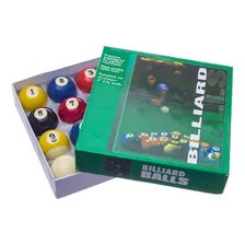 Bolas Numeradas Faixadas Billiards 54mm Mesa Sinuca Bilhar Foto  mini 1