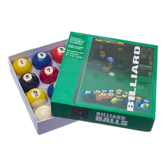Bolas Numeradas Faixadas Billiards 54mm Mesa Sinuca Bilhar Foto 1