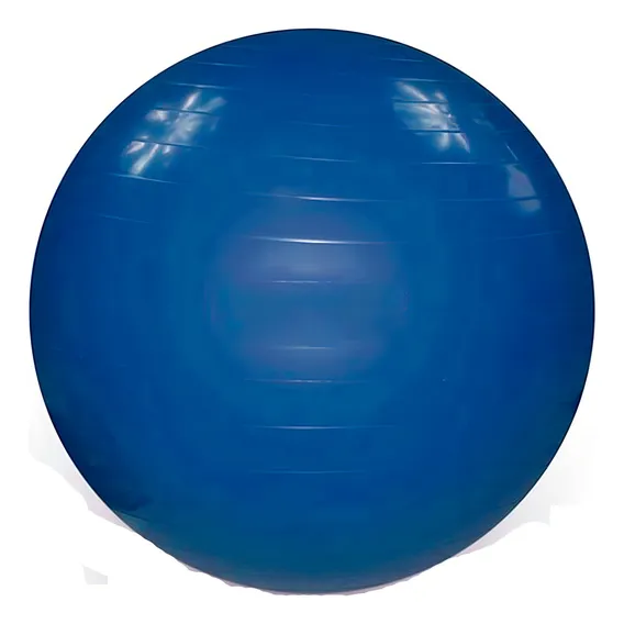 Bolas Pilates 55 Cm Ginástica Yoga Gestante Treino Cor Azul Foto 1