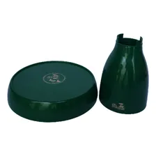 Boleira Cogumelo Grande Prato P Bolo S贸 Boleiras Verde Folha Cor Verde-folha Foto mini 2
