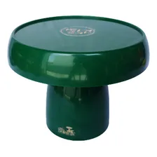 Boleira Cogumelo Grande Prato P Bolo S贸 Boleiras Verde Folha Cor Verde-folha Foto mini 1