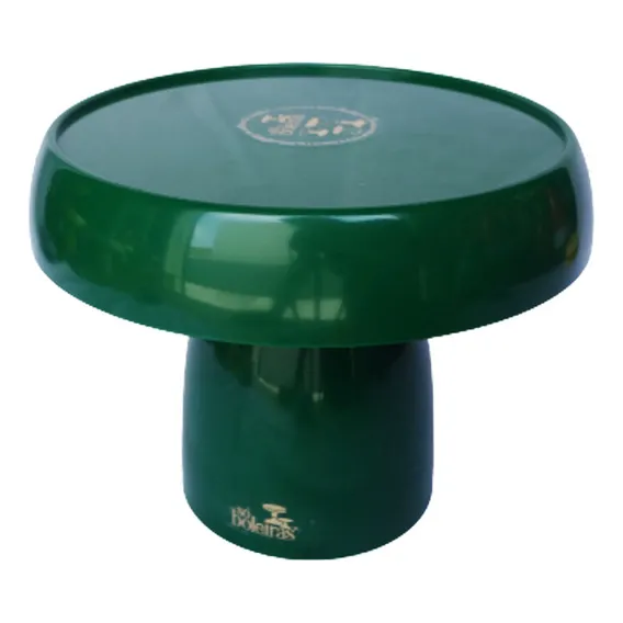 Boleira Cogumelo Grande Prato P Bolo S贸 Boleiras Verde Folha Cor Verde-folha Foto 1