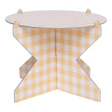 Boleira Desmontável Reutilizável Redonda Xadrez Aveia 20cm Foto mini 1