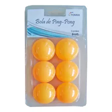 Bolinha Ping Pong 6 Unidades Na Cartela Kit Bola Tenis Mesa Foto  mini 1