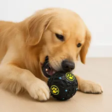 Bolinha Recheável Cães Porta Ração C/ Som Pet Cachorro Foto mini 2