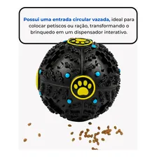 Bolinha Recheável Cães Porta Ração C/ Som Pet Cachorro Foto mini 4