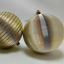 Bolinhas Natal Champagne 4cm 12 Peças Casambiente Foto mini 2