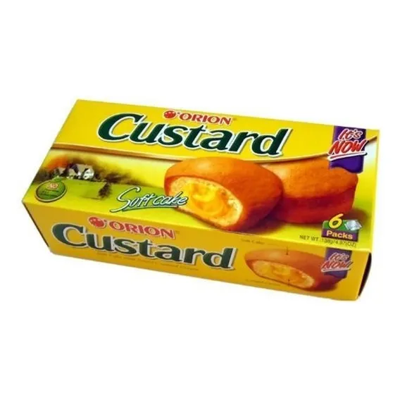 Bolinho Orion Custard Softcake Sabor Quindim 138g Foto 1