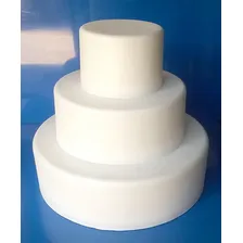 Bolo Fake De Eva Sem Emenda Branco Foto mini 2