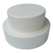 Bolo Fake Isopor Revestido Com Eva Sem Emenda 2 Peças Foto  mini 1