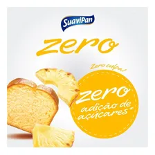Bolo Sabor Abacaxi Zero Adição De Açúcares Suavipan 250g. Foto mini  2