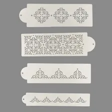 Bolo Stencil Molde Vazado Grande Decoração De Bolo Foto  mini 1