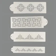 Bolo Stencil Molde Vazado Grande Decoração De Bolo Foto mini 1